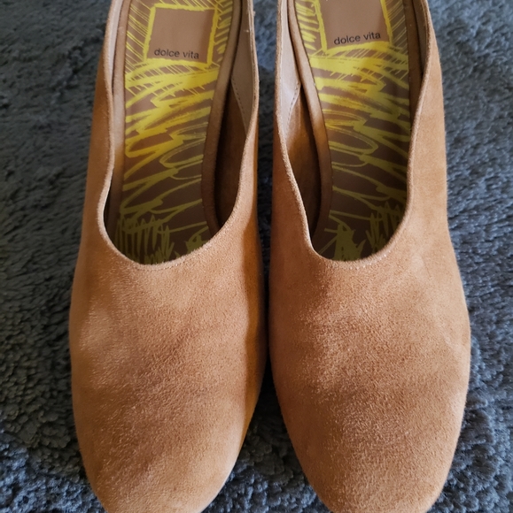 Dolce Vita, Camel colored mules size 8 - Picture 1 of 4